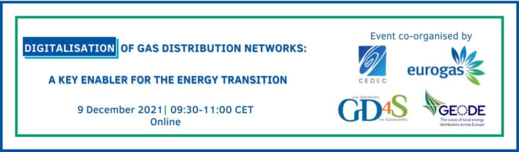 Cover photo for the event "Digitalisation of gas distribution networks: a key enabler for the energy transition"